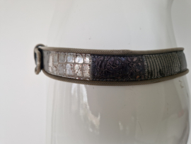 Nanni Milano riem – patchwork leer – statement belt – luxe