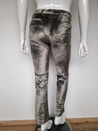 Richmond X velours pantalon. IT. maat 48, Grijs/groen.