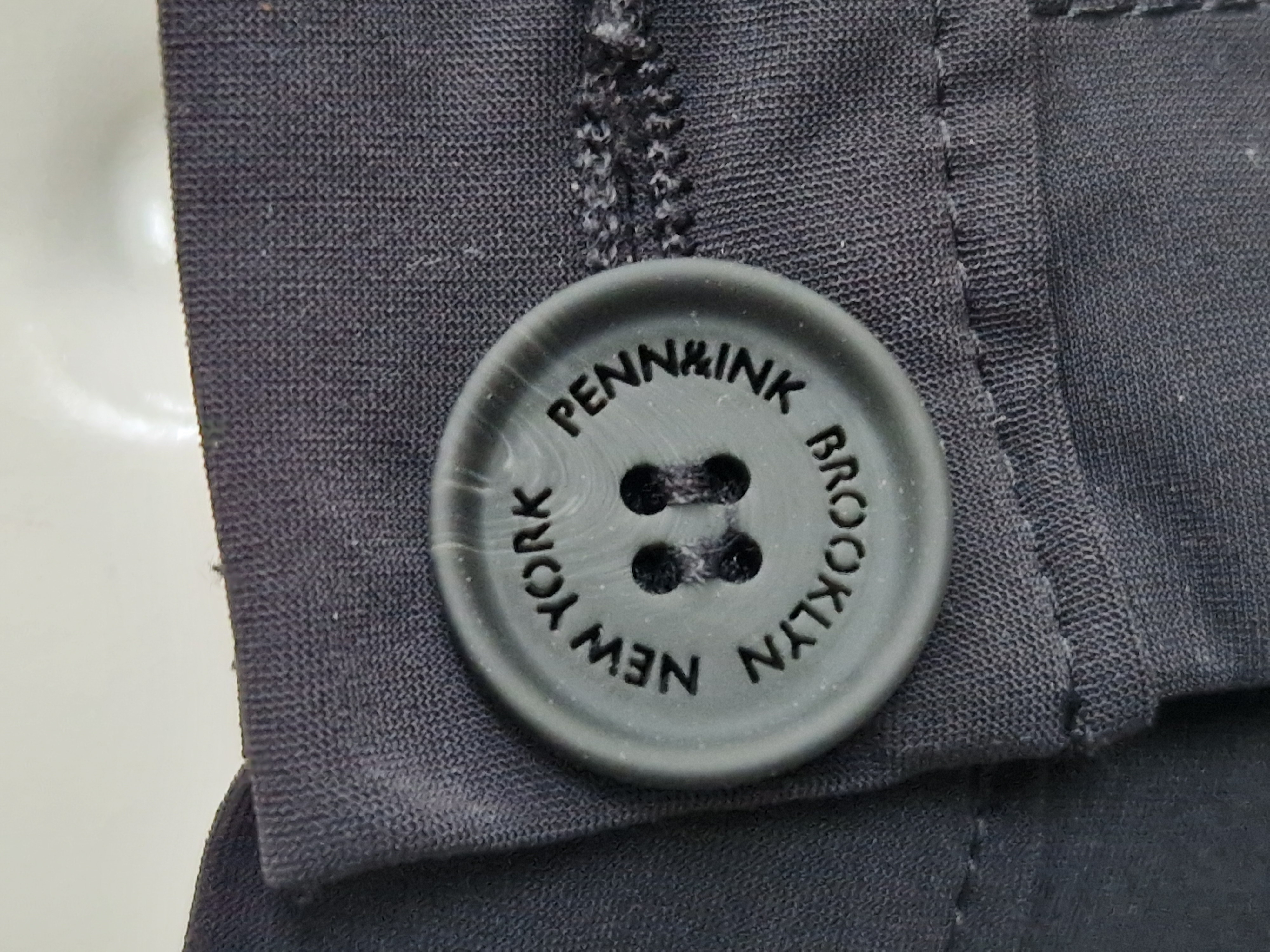 Penn & Ink NY pantalon. Maat 40, Zwart/travelstof.