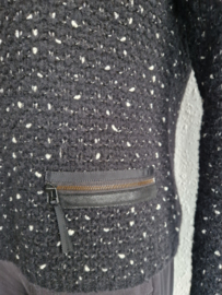 Luisa Cerano vest. Maat 38/40, Zwart/wol.