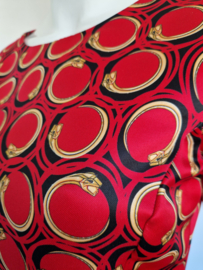 Roberto Cavalli Class designerjurk. Maat 38 Rood