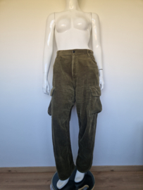 G-Star RAW Cargo Cord 3D Boyfriend broek | Maat 33 | Olijfgroen |