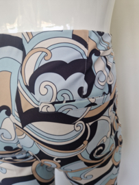 Cambio pantalon. Maat 40, Lichtblauw/print.