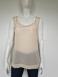 SET top. Mt. 38, Nude/ zijde.