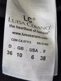 Luisa Cerano T-shirt. Maat 36, Zwart