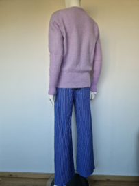 Anne Claire lila trui. Maat 40. Mohair & alpaca mix