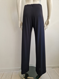 Humanoid pantalon met wijde pijpen. Maat M. Donkerblauw
