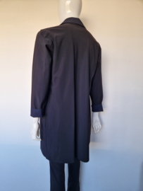 Studio Anneloes vest. Maat XL. Zwart/blauw/travelstof.