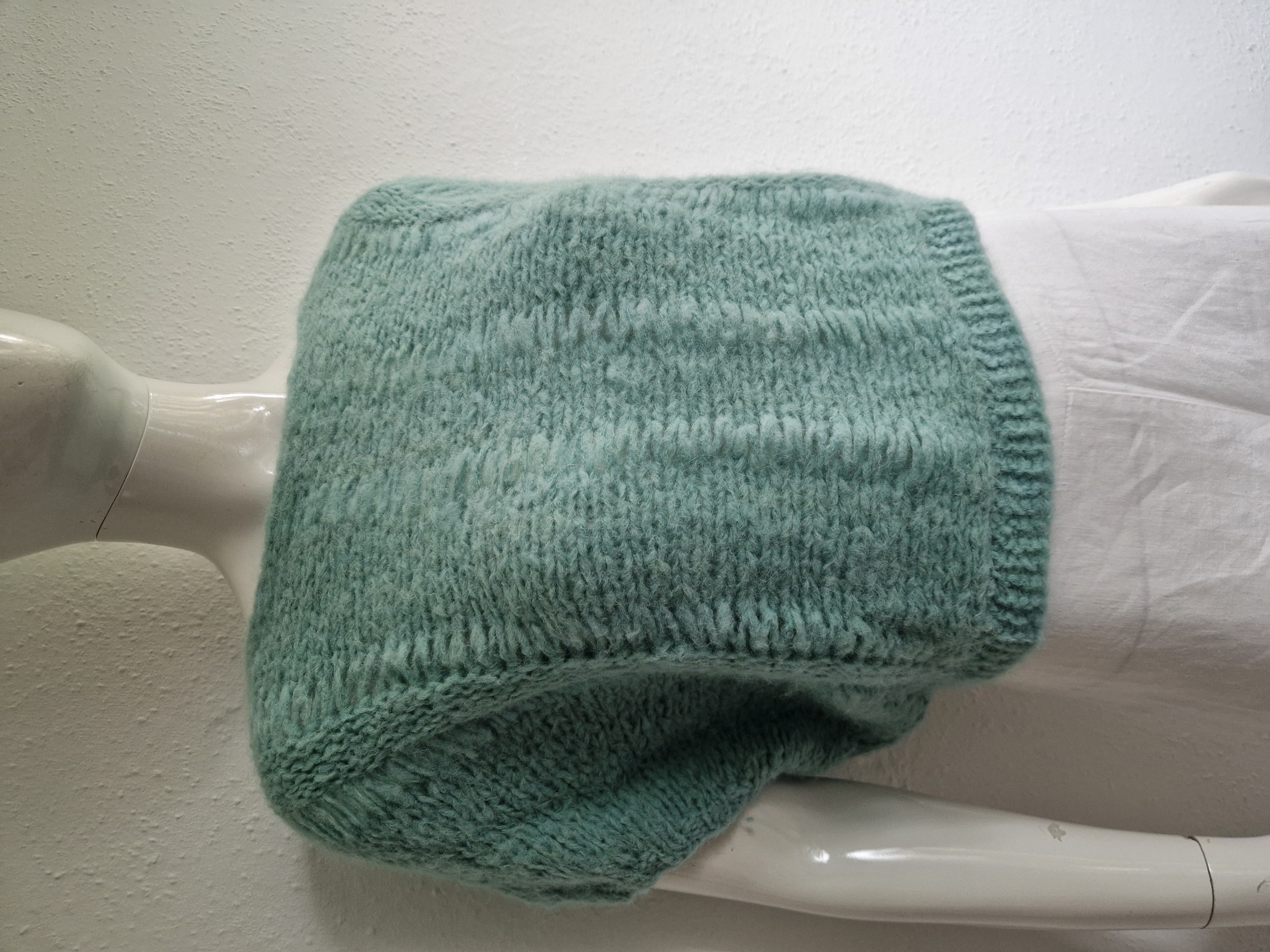 INTI top Irma. Maat M. Mint/baby alpaca.
