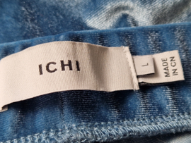 Ichi velours pantalon. Maat L. Blauw.