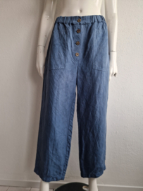 Trix en Rees pantalon Ulla. Maat M. Jeansblauw.