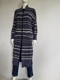 Marc O'Polo vest (lang model). Maat S. Gestreept.