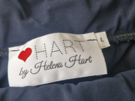 Hart bij Helena Hart shorts. Maat L. Donkerblauw/travelstof.