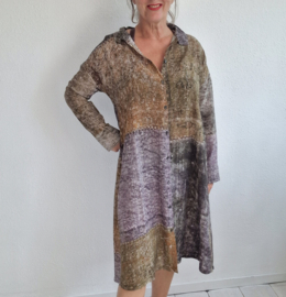 OSKA jurk met patchworkdessin | Maat 1 |