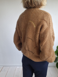 Aaiko mohair cardigan XS camel