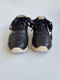Paul Green zwart leren sneakers. Maat 39,