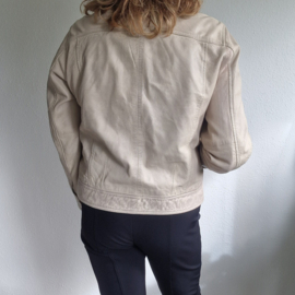 Goosecraft jasje. Mt. M. Beige/leer.
