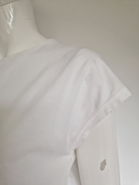 Marc Aurel T-shirt. Maat 38, Wit/print.