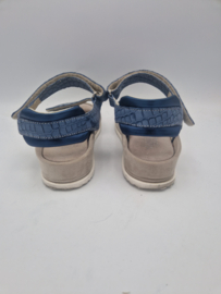Annalina sandalen. Maat 41, Blauw/leer.