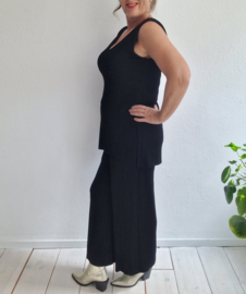 Max Mara set (broek & top) | Maat 40 | Zwart |