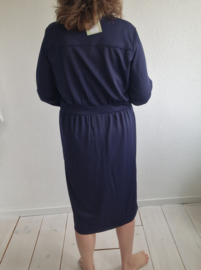 Ivy Beau doorknoopjurk. Maat 44, Blauw.