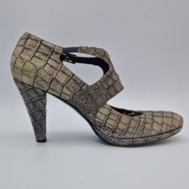 Altra Cosa pumps. Maat 41, Croco leer.