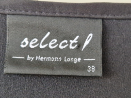 Select by Hermann Lange top. Mt. 38, Zwart