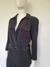 Elisabetta Franchi jumpsuit Tuta. IT maat 42. Zwart
