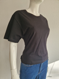 Pinko Denim shirt. Maat S. Zwart.