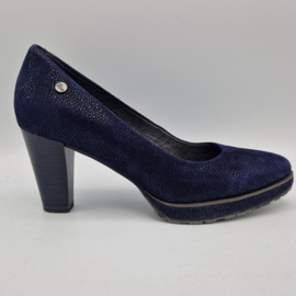 No Stress pumps. Maat 40, Blauw/leer.