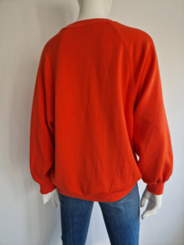 Msch sweater. Maat S/M.Oranje.