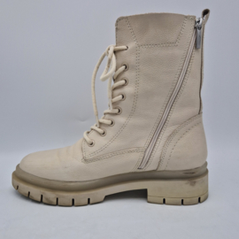 Tamaris boots. Maat 40. Beige/ leer.