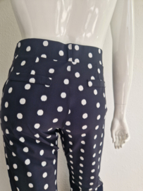 Studio Anneloes pantalon. Maat L. Zwart/wit/stippenprint.