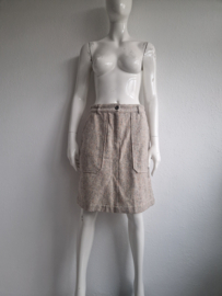Mat de Misaine rok. Maat 36/38, Beige gemêleerd.