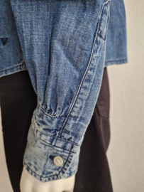 Vanilia denim blouse. Maat 40, Blauw