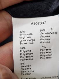 Claudia Sträter blazer. Maat 36/38. Grijs/wol.