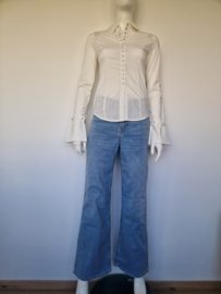 Hoermanseder blouse. Maat 34, Wit.
