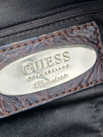 Guess crossbody tas. Bruin/textiel