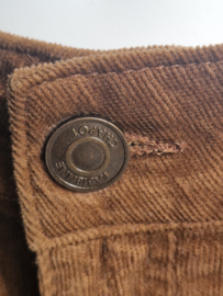 Fabienne Chapot flared pantalon. Maat 30/32, Bruin/rib.