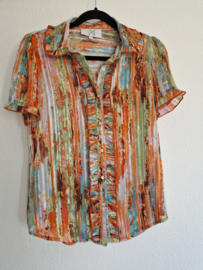JS Millenium blouse. Maat S. All over print.