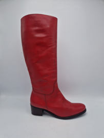 Amberone laarzen. Maat 39, Rood/leer.