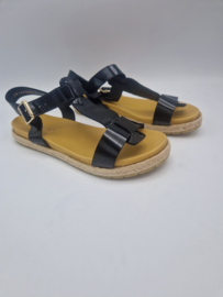 Pazolini sandalen. Maat 37, Zwart/lakleer.