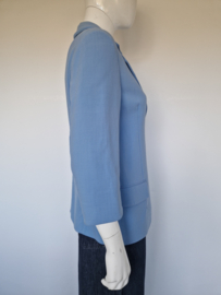 Agnona blazer | Maat 38 | Lichtblauw |