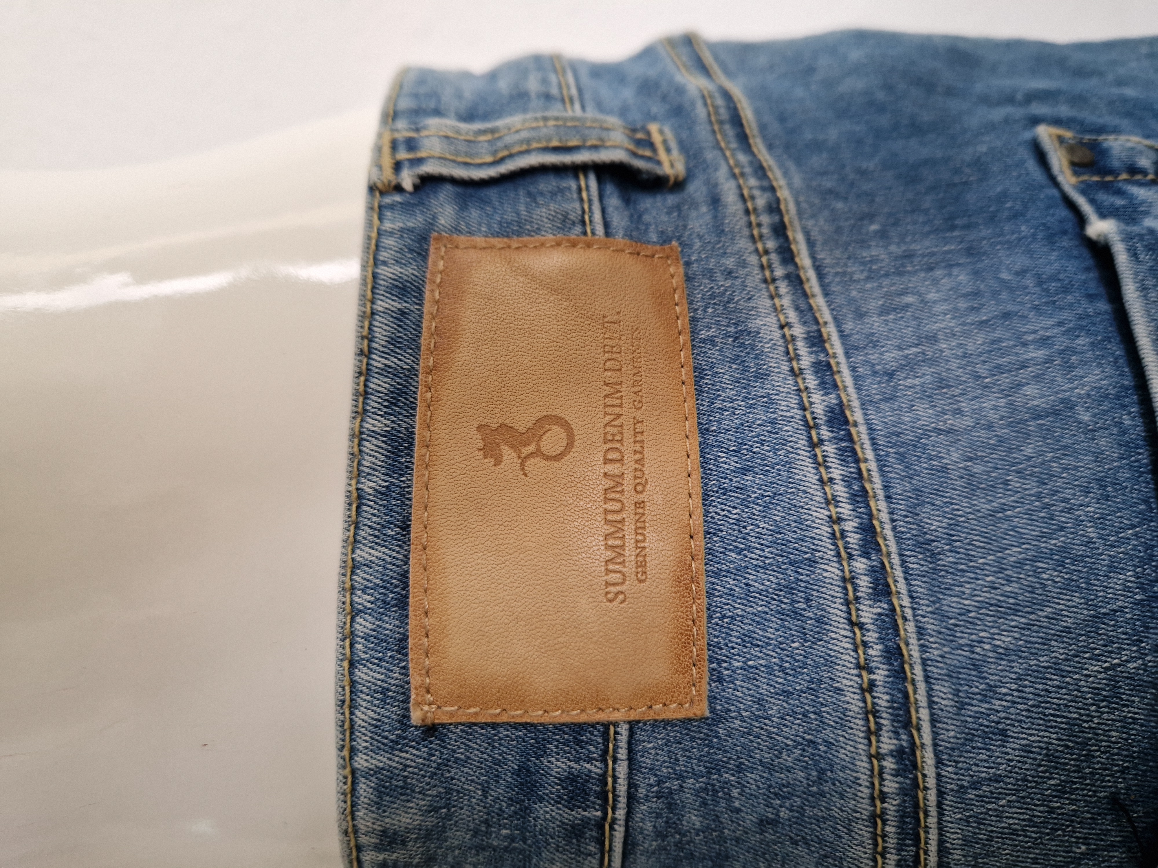 Summum denim shorts. Maat 40/42. Blauw.