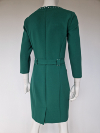 Caroline Biss jurk. Maat 38. Groen/studs.