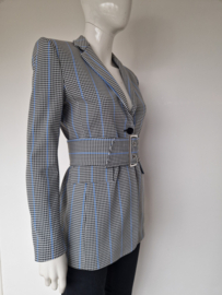 Pinko blazer met ceintuur. Maat 36, Pied de poule