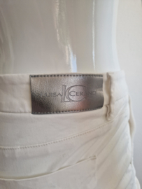 Luisa Cerano pantalon. Maat 42, Crème.