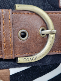 Coach cross body tasje. Patchwork/ diverse materialen.