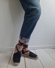 Fred de la Bretoniere espadrilles. Maat 39, Blauw/suède