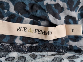 Rue de Femme top. Maat S. Dierenprint.